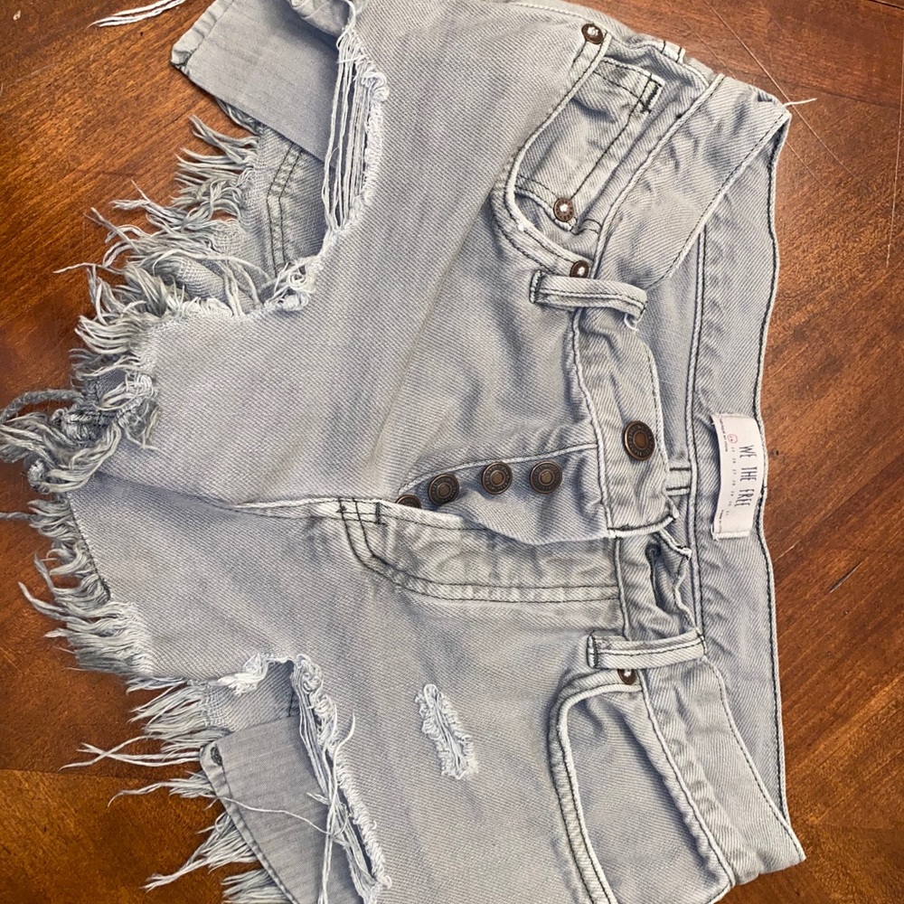 Denim shorts
